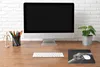 MuchoWow® Mauspad Mousepad Erde - Hand - Schwarz - Weiß Produktbild-Vorschau 4