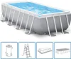 INTEX Pool-Set Prism Frame Rechteckig 488x244x107 cm Produktbild-Vorschau 1