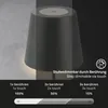 Lampada da tavolo Briloner a batteria, touch, regolabile in Anteprima dell’immagine prodotto 11