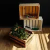Creative Deco 3xDrevená debna biela | 40x30x15 cm | sada Náhľad obrázku produktu 4