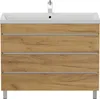 Lavabo da appoggio per bagno "Fellini 100" rovere oro Anteprima dell’immagine prodotto 7