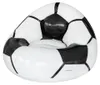 Aufblasbarer Fußballsessel "Coach" schwarz/weiß Schwarz Produktbild-Vorschau 1