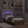 The Living Store Bettgestell mit Kopfteil und LED-Leuchten Produktbild-Vorschau 6