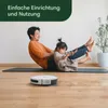 A father and daughter are doing yoga on a mat, with a robot vacuum cleaner on the floor nearby. Náhľad obrázku produktu
