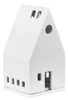 Räder ZUHAUSE Windlicht Lichthaus aus Porzellan klein - H Produktbild-Vorschau 1