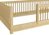 Kinderbett niedriges Bodenbett Kiefer natur 80x180 Produktbild-Vorschau 6