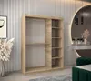 Kleiderschrank mit Spiegel ROZALIE – Breite 150 cm, Eiche Produktbild-Vorschau 2
