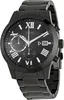 A black Guess Chronograph watch with a black dial and silver accents. Náhled obrázku produktu