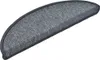 vidaXL Podložky na schůdky 15 ks 56x17x3 cm Tmavě šedé Náhled obrázku produktu 1