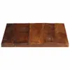 Blat stołu, 60x60x2,5 cm, kwadratowy, lite drewno z odzysku Podgląd zdjęcia produktu 4