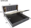 okwish Polsterbett Boxspringbett 160 x 200 cm mit Kopfteil Produktbild-Vorschau 7
