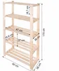 Holzregal Bücherregal 170x60x38 cm (HxBxT) Wandregal Natur Produktbild-Vorschau 2