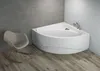 ECOLAM Badewanne Eckbadewanne Eckwanne Wanne Acryl Standard Produktbild-Vorschau 3