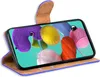A book-style phone case with a smartphone inside, displayed against a white background. Produktbild-Vorschau