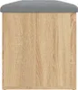 vidaXL Banc avec espace de rangement Chêne Sonoma 102x42x45 Voir les images du produit 6
