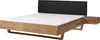 MASSIVMOEBEL24 Bett mit Nachttisch rechts Eiche 180x200x85 Produktbild-Vorschau 1
