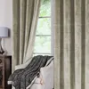 2 Stück Vorhang Samt Blickdicht mit Kräuselband 140x245 Produktbild-Vorschau 3
