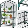 Mobilní fóliový skleník se 3 policemi 69x49x133cm - Náhled obrázku produktu 2