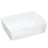 vidaXL Waschbecken Weiß 48x37x13 cm Keramik Rechteckig Produktbild-Vorschau 9