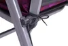 A close-up of a chair cushion tie and adjustment knob. Produktbild-Vorschau