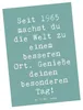 Mr. & Mrs. Panda Postkarte Spruch 1965 Geburtstag Freude - Produktbild-Vorschau 1