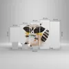 Bild auf Leinwand - Leinwandbild - 5 Teile - Waschbär Tasse Produktbild-Vorschau 3