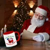 Kaffeebecher Rot mit betrunkenem Weihnachtsmann - Hoch die Produktbild-Vorschau 3