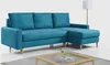 Ecksofa - L-form mit Schlaffunktion und Bettkasten - LANG - Produktbild-Vorschau 1