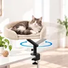 Łóżeczko dla kota Relaxdays, obrotowe o 360°, do 25 kg, Podgląd zdjęcia produktu 6