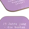 Mr. & Mrs. Panda Tischuntersetzer Spruch 23. Geburtstag Produktbild-Vorschau 5