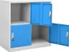 vidaXL Armadietto grigio chiaro e blu 90x45x92,5 cm in Anteprima dell’immagine prodotto 4