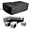 Schutzhülle 262x192x70 Schwarz Gartenmöbel Rattan Abdeckung Produktbild-Vorschau 6