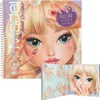 A spiral-bound notebook with a drawing of a young girl on the cover, designed for hand and nail art. Anteprima dell’immagine prodotto