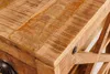 Barschrank BODEGA 90cm mit Rollen Mangoholz Produktbild-Vorschau 5