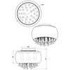 Globo Lighting stropné svietidlo kovové pochrómované, 5x Náhľad obrázku produktu 5