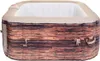 An inflatable hot tub with a wood-grain pattern on the exterior. Náhled obrázku produktu