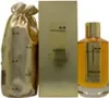 A gift set containing a perfume bottle and a drawstring pouch, presented in its packaging. Podgląd zdjęcia produktu