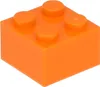 Lego® 2x2 Stein 3003 - 250 Stück Orange Produktbild-Vorschau 1