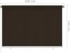 vidaXL Außenrollo 220x140 cm Braun Produktbild-Vorschau 5
