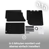 040 - Scaffale per scarpe, colore nero, lato guidatore, Anteprima dell’immagine prodotto 7