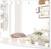 COSTWAY Miroir Hollywood 62,5x51cm avec éclairage, miroir Voir les images du produit 9