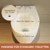 Toilettendeckel O Form WC-Sitze, Schwerer Toilettensitz mit Produktbild-Vorschau 5