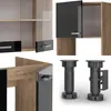 Eckküche Vicco R-Line Schwarz Hochglanz/Goldkraft Eiche 247 Produktbild-Vorschau 7