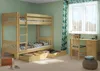 Etagenbett hohes Bett Kiefer natur Massivholz 90x200 cm Produktbild-Vorschau 9