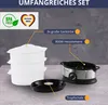 Sommertal Dampfgarer STEAMY800 Dämpfer 800W 3 Schicht Topf Produktbild-Vorschau 2