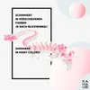 Dekofigur im 3D Fantasy-Stil, 30 cm hoch, in Weiß und Rosa, Produktbild-Vorschau 3