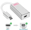 USB-C auf Mini Display Port Adapter USB 3.1 Typ C Silber Produktbild-Vorschau 1
