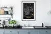 MuchoWow® Gerahmtes Poster Stadtplan - Deutschland - Gold - Produktbild-Vorschau 4