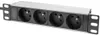 DIGITUS PDU 1U    4xCEE7/5   FR-Ausgänge 230V/16A schwarz Voir les images du produit 1