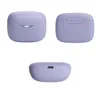 Three views of a purple JBL TUNE BUDS charging case against a white background. Produktbild-Vorschau